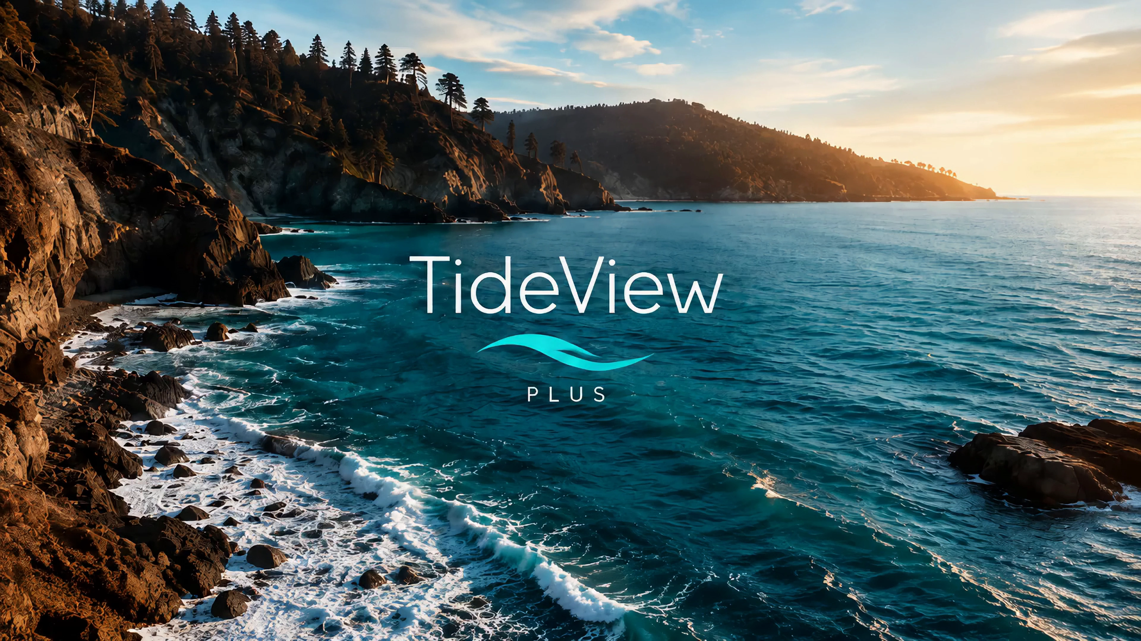 The matching 2× ocean detail processed by TideView Advanced AI High to 4K
